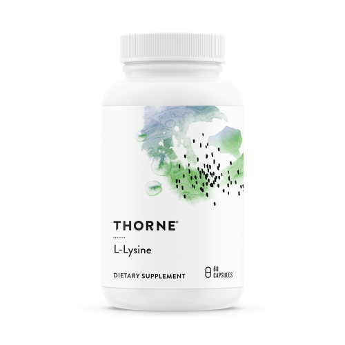 L-Lysine, 60 Vegetarian Capsules - Thorne Research