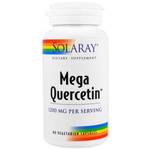 Mega Quercetin, 1200 mg, 60 Veggie Caps - Solaray