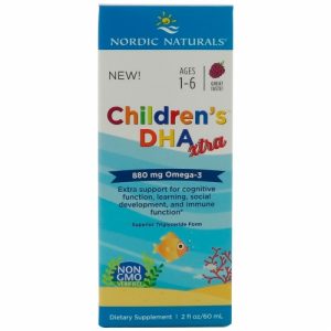 Children's DHA Xtra, Berry Punch, 2 fl oz (60 ml)- Nordic Naturals
