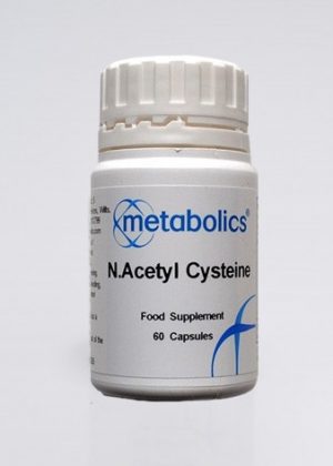 N. Acetyl Cysteine (Pot of 60 capsules)- Metabolics