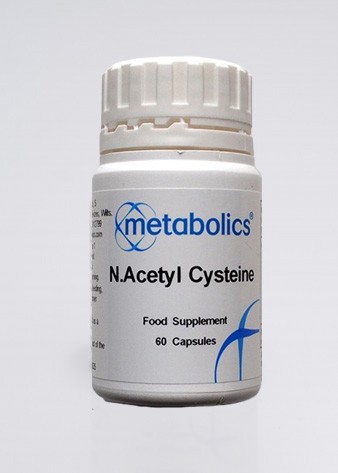 N. Acetyl Cysteine (Pot of 60 capsules)- Metabolics