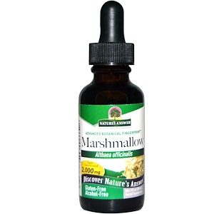 Marshmallow, Alcohol Free, 2,000 mg, 1 fl oz (30 ml) - Nature's Answer