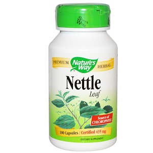Nettle Leaf, 435 mg, 100 Capsules - Nature's Way