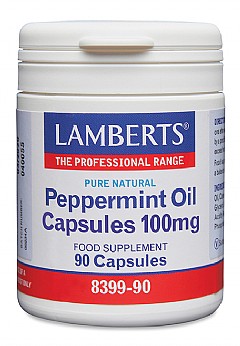 Peppermint Oil Capsules 100mg- 90 Capsules- Lamberts