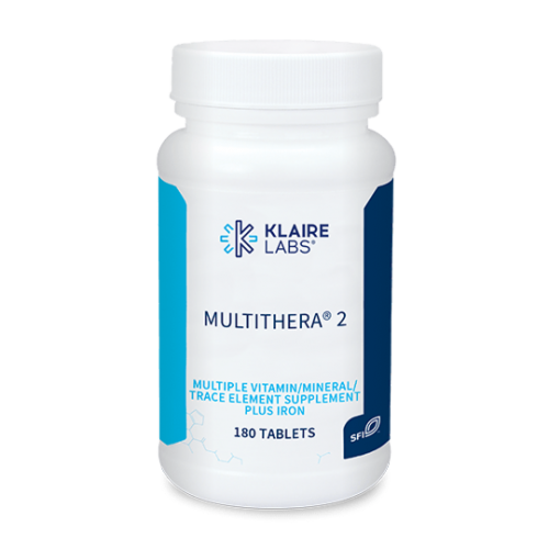 Multithera 2 plus Iron 180 Tablets - Klaire Labs