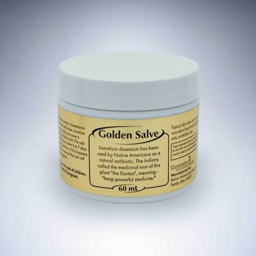Golden Salve Original 2oz - Barlow Herbals SOI**