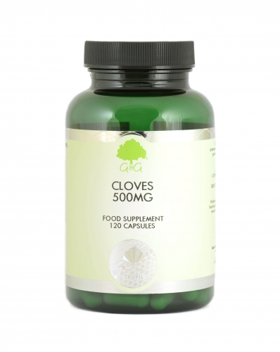 Cloves 500mg 120 Capsules - G&G Vitamins