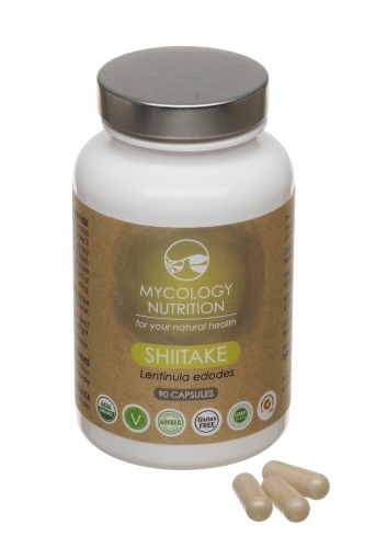 Shiitake (Lentinula edodes) 90 capsules - Mycology Nutrition