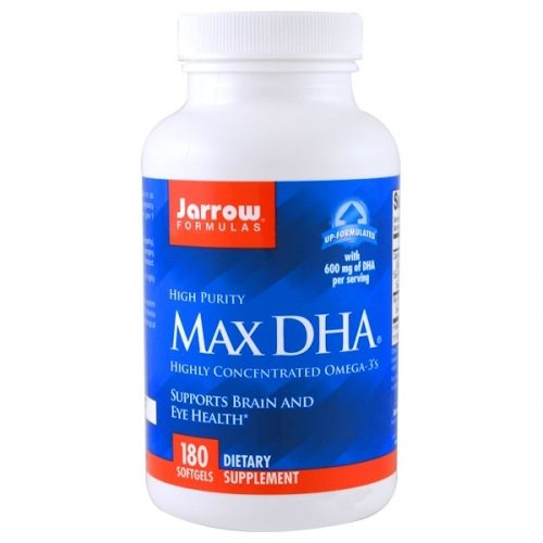 Max DHA - Highly Concentrated Omega-3's - 180 Softgels - Jarrow