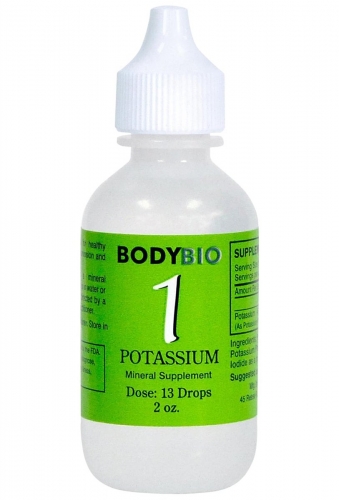 Potassium #1 Liquid Mineral - 2oz - Bodybio
