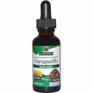 Sarsaparilla, Alcohol-Free, 2000 mg, 1 fl oz (30ml) - Nature's Answer