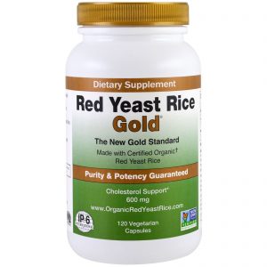 Red Yeast Rice Gold 600mg, 120 Capsules - IP6 International