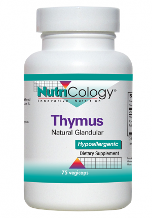 Thymus Natural Glandular, 75 Vegicaps - Nutricology/ Allergy Research Group