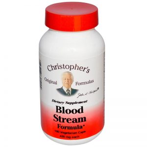 Blood Stream Formula, 450 mg, 100 Veggie Caps - Christopher's Original Formulas