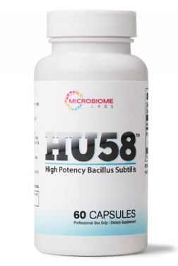 HU58 High Potency Bacillus Subtilis, 60 caps - Microbiome Labs