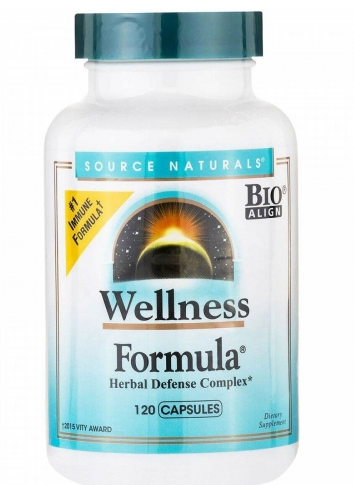 Wellness Formula, Herbal Defense Complex - 120 Capsules - Source Naturals
