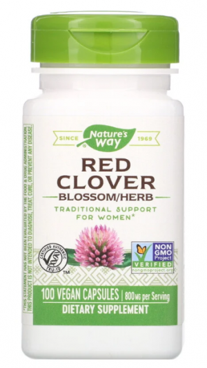 Red Clover, Blossom & Herb, 800 mg, 100 Caps - Nature's Way