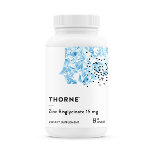 Zinc Bisglycinate 15 mg, 60 caps - Thorne Research