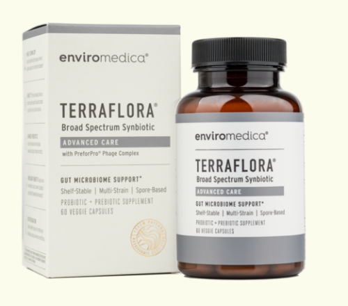Terraflora Advanced Care - Broad Spectrum Synbiotic (soil based / SBO) - 60 Capsules - Enviromedica