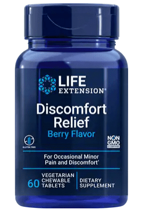 Discomfort Relief, 60 chewable tablets (Berry Flavour) - Life Extension