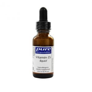 Vitamin D3 Liquid, 1000IU, 22.5 ml - Pure Encapsulations