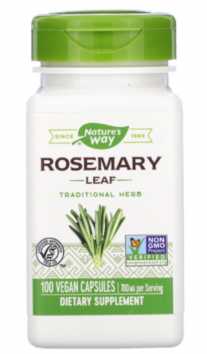 Rosemary Leaf, 700 mg, 100 Vegan Capsules - Nature's Way