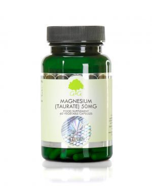 Magnesium Taurate 50mg, 60 capsules - G&G Vitamins