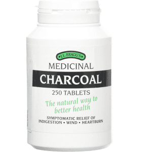 Charcoal Tablets 250, J L Braggs