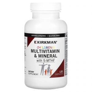 Children’s Multivitamin & Mineral with 5-MTHF - 120 Capsules - Kirkman