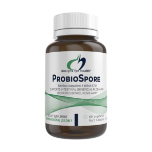 ProbioSpore™ 60 capsules with bacillus coagulans- designs for health®