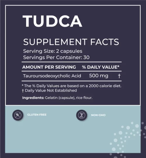 TUDCA (Tauroursodeoxycholic Acid) 60 Capsules - BodyBio
