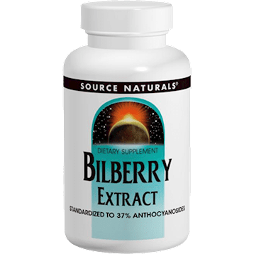Bilberry Extract 100 mg 60 tabs - Source Naturals