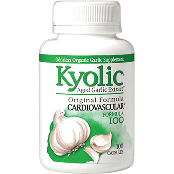 Kyolic Aged Garlic Extract - Cardiovascular - Formula 100 - 100 Caps - Wakunaga
