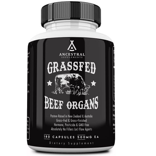 Grassfed Beef Organs, 180 capsules - Ancestral Supplements