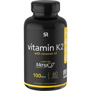 Vitamin K2, 100 mcg, 60 Veggie Softgels - Sports Research