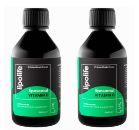 LVC2 Liposomal Vitamin C (SF) 240ml – Lipolife (DOUBLE PACK)