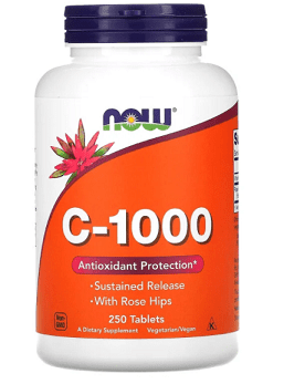 C-1000, 250 Tablets - Now Foods