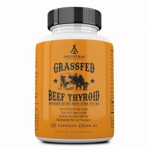 Grass Fed Natural Desiccated Beef Thyroid