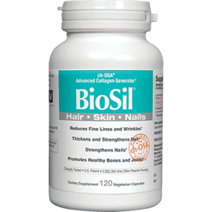 BioSil, ch-OSA (Hair, Skin & Nails) 120 Vegetarian Capsules – Natural Factors