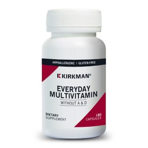 EveryDay Multi-Vitamin w/o Vitamins A & D - 180 Caps - Kirkman Labs