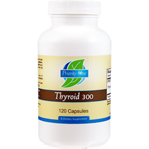Thyroid 300 mg, 120 caps - Priority One Vitamins