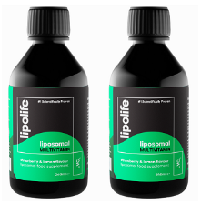 LVC5 – Liposomal Multivitamin 240ml – Strawberry & Lemon – lipolife DOUBLE PACK