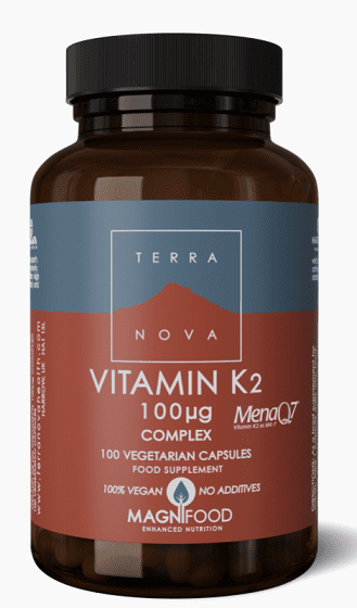 Vitamin K2 100mcg Complex 100 capsules - Terranova