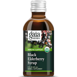 Black Elderberry Syrup, 3 oz - Gaia Herbs