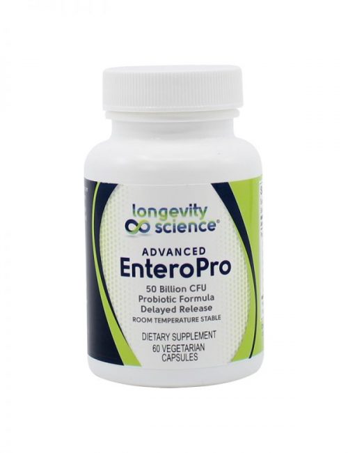 Advanced EnteroPro Probiotic - 60 Caps - Longevity Science