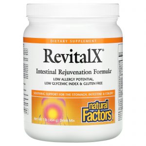 RevitalX, Intestinal Rejuvenation Formula Drink Mix, 1 lb (454 g) - Natural Factors