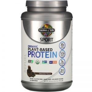 Organic Plant-Based Protein, Chocolate, 840g - Garden of Life