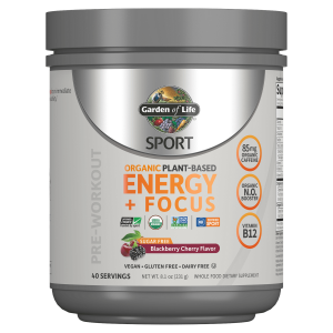 Sport Organic Plant-Based Berry Pre-Workout Energy, 231g - Garden of Life