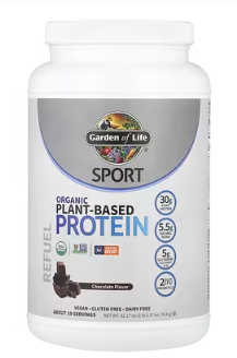 Organic Plant-Based Protein, Chocolate, 912g - Garden of Life