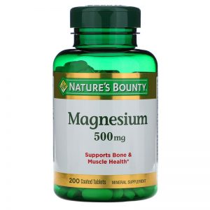 Magnesium, 500 mg, 200 Tablets - Nature's Bounty